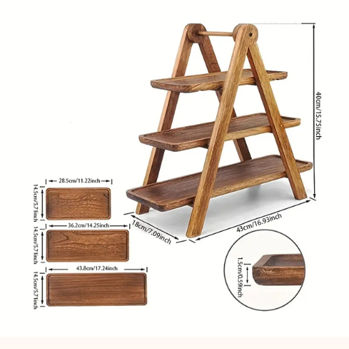 Wooden Dessert Display Stand